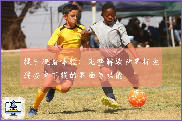 提升观看体验：完整解读世界杯竞猜安卓下载的界面与功能