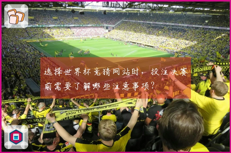 选择世界杯竞猜网站时，投注决赛前需要了解哪些注意事项？