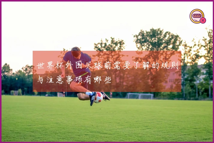 世界杯外围买球前需要了解的规则与注意事项有哪些